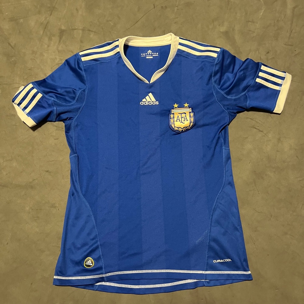 ARGENTINA 2010/2011 Away Football Shirt Soccer Jersey Adidas Size Small